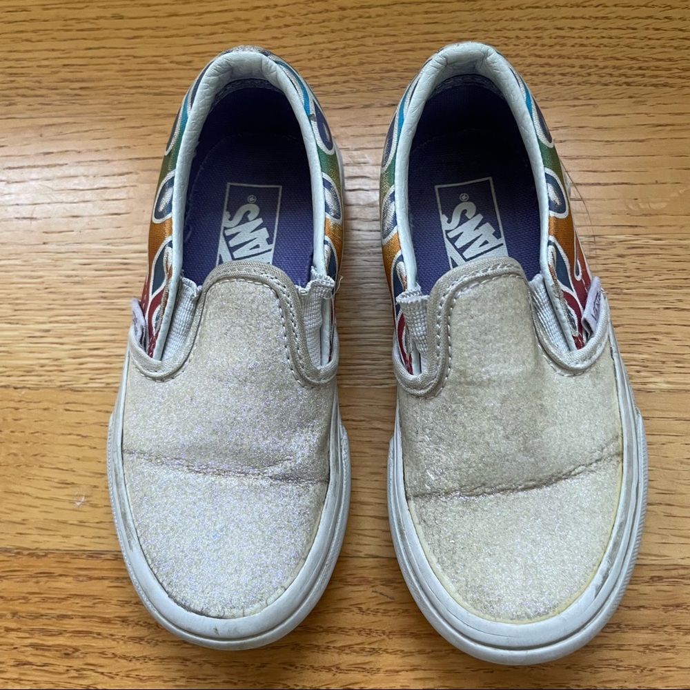 Vans Glitter Flame Shoes 10.5